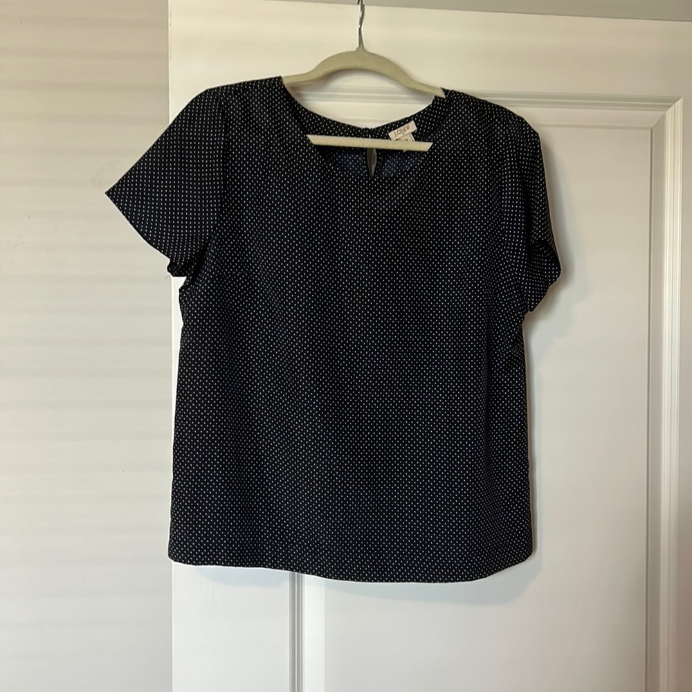 JCrew silk top